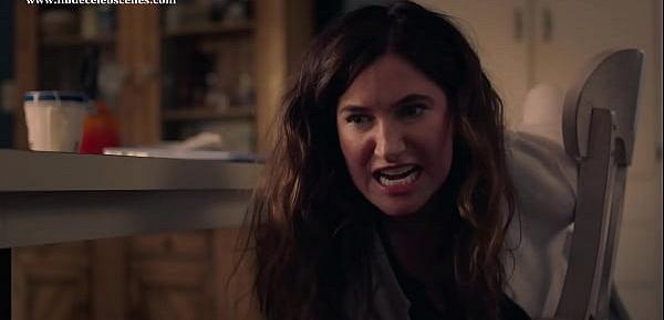  Kathryn Hahn pants pulled down exposes panty while spanking her own ass